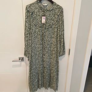 Floral Peasant Dress